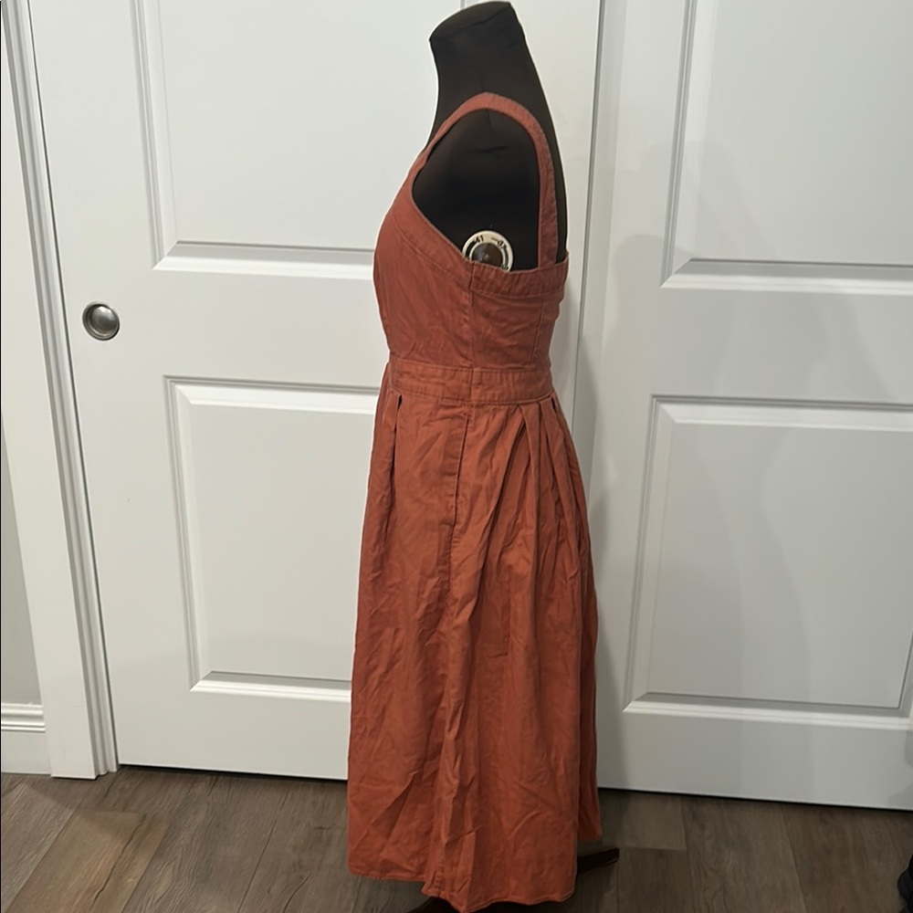 Universal Thread Rust Midi Dress - Picture 4 of 11
